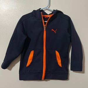 Boys puma hooded sweater